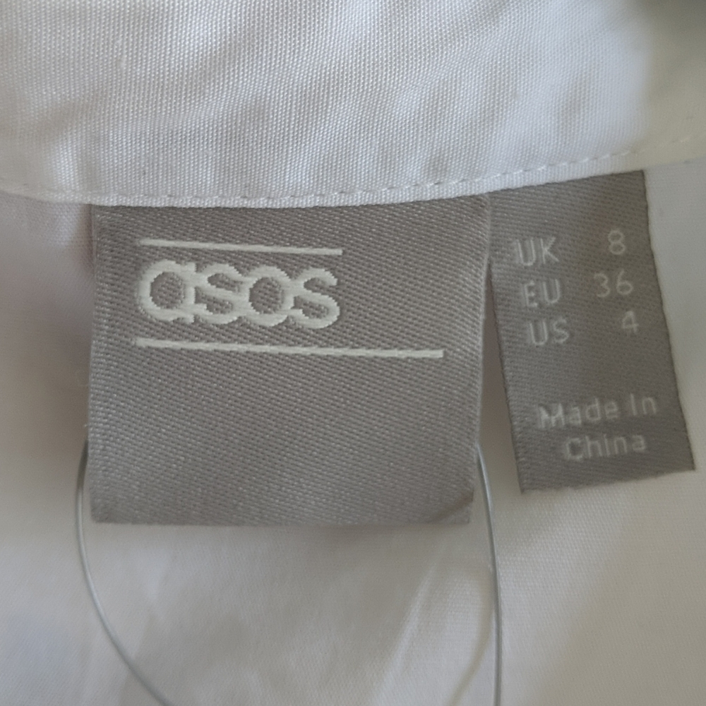 ASOS White Ruffle Blouse - Picture 3 of 5